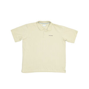 Columbia Omni-Wick Men's Polo Shirt Big & Tall Size XXL Tan Short Sleeve